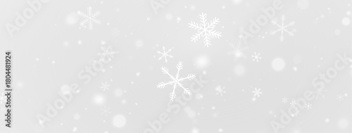 Winter PNG overlay with snow and shimmering snowflakes, frosty light dust, cold white texture and transparent seasonal glow effect