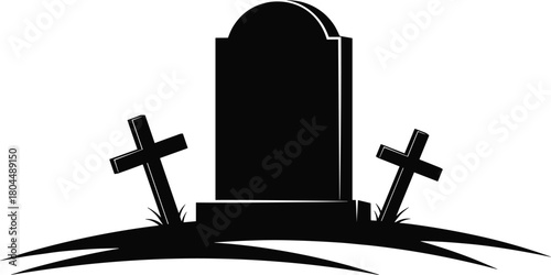 Vector silhouette illustration of two lovebirds kissing with a heart icon, romantic black bird couple isolated on white.