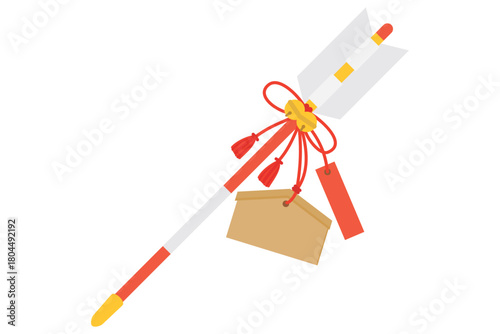 絵馬　イラスト素材