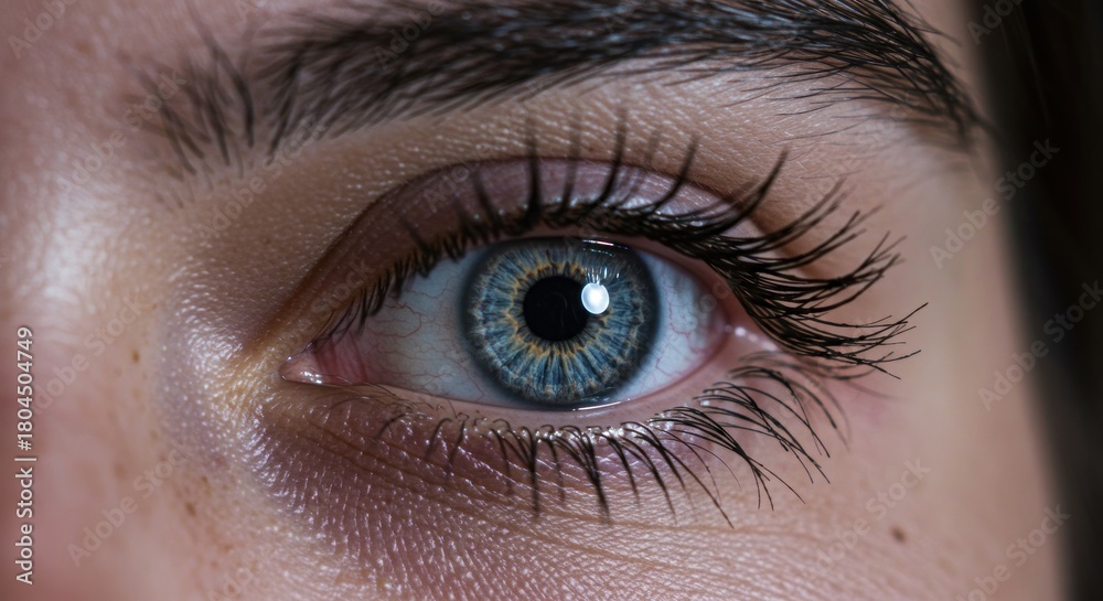 Fototapeta premium Closeup person eye