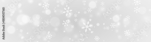 Winter snowfall magic overlay