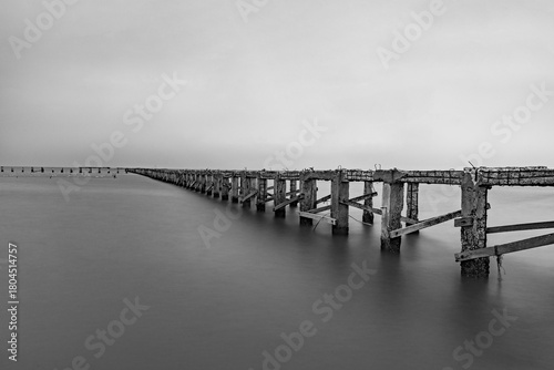 Wallpaper Mural What Remains of a Pier Torontodigital.ca