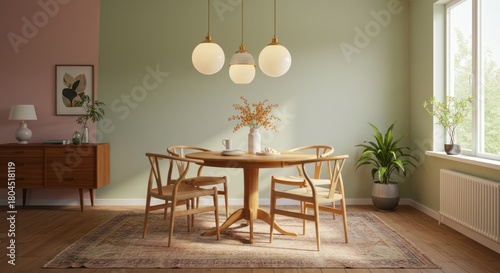Cozy dining area interior design