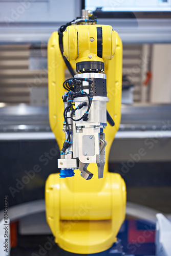 Yellow robot manipulator