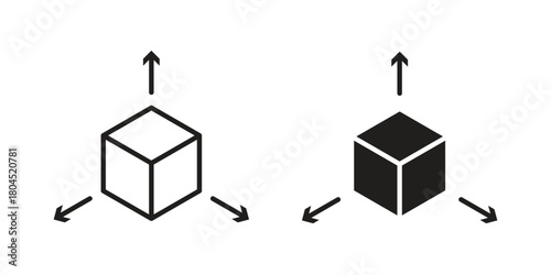 Bim icon symbol. Illustration for web and mobile app. Line and solid style