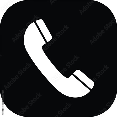 Phone icon contact us call support hotline communication vector graphic eps silhouette