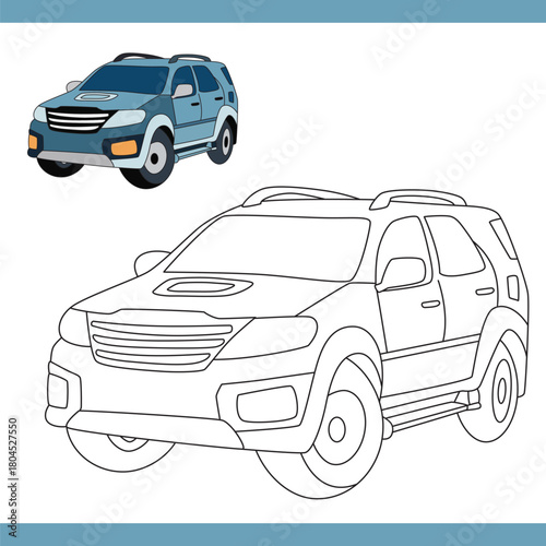 Scorpio Copy Colour worksheet for kids