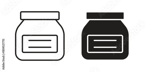 Cream icon symbol. Illustration for web and mobile app. Line and solid style