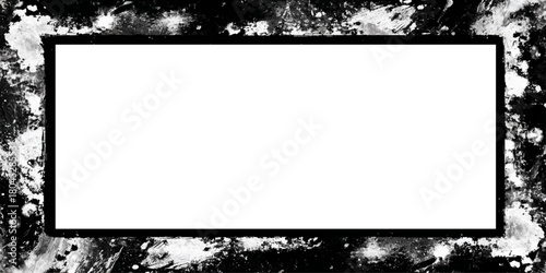 abstract distressed blurred and grainy old stained scratched grunge background with grunge frame.