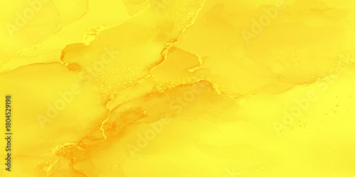 yellow lemon color acrylic luxury marble painted watercolor texture background with natural veins.