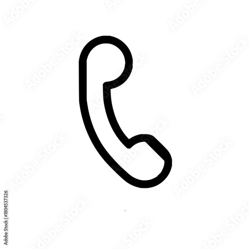 Phone icon vector illustration for contact us page telephone symbol call support hotline communication line 100