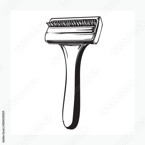 shaving razor isolated on white