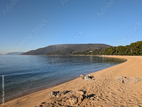 Strand Kovacine auf Cres im Winter 