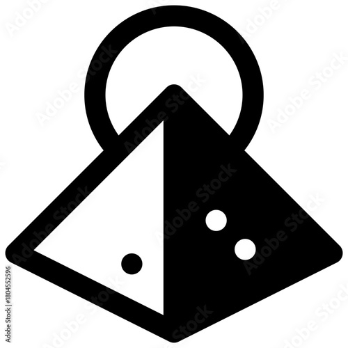 Archaeology. Outlined stroke vector icon with black-filled details.