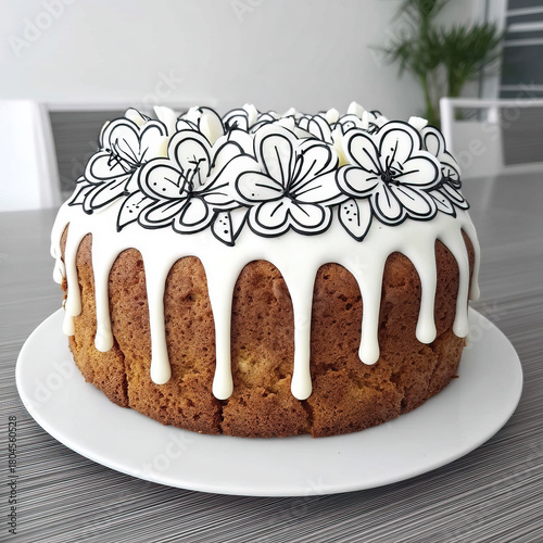 Fruit Cake, coloring page f...