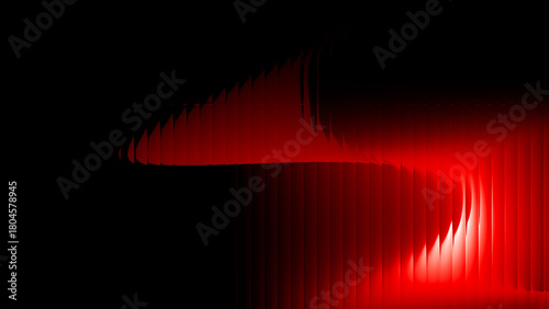 A bold red glass background with an abstract design. Perfect for striking, modern, and commercial design applications.