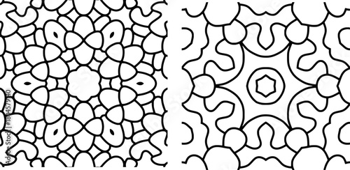 lovely intricate circular style mandala art pattern design element, modern and decorative