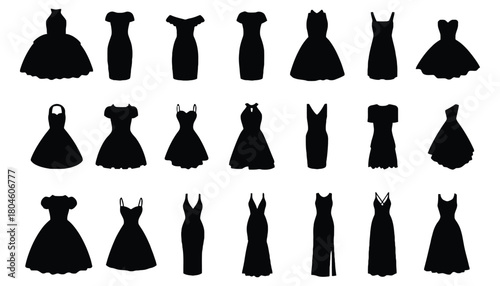 Shop trendy black dress silhouettes for women online today