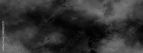 black smoke background texture. black and gray fog steam background with clouds. Misty smoke overlays effect.