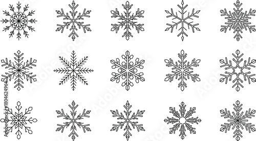 Snowflake winter snow ice crystal frost frozen cold season christmas holiday