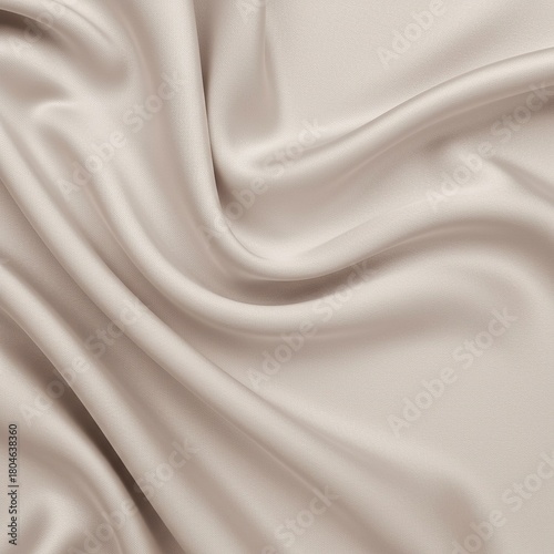 Luxurious satin fabric with a graceful sheen, showcasing smooth ripples and soft folds. The elegant textile reflects light beautifully ,luxury material ,textile pattern ,lustrous