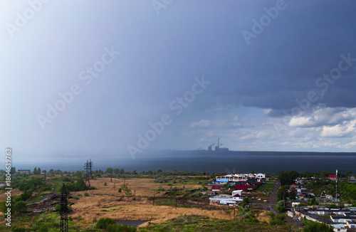 Heavy rains have hit the lake and the surrounding area