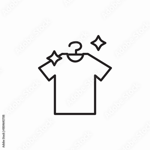 clean laundry icon sign vector