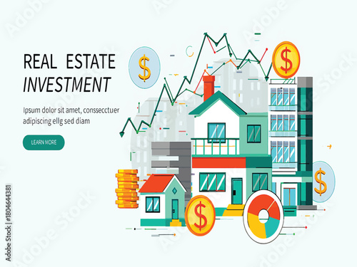 Financial Growth and Investment in the Housing Market Illustration