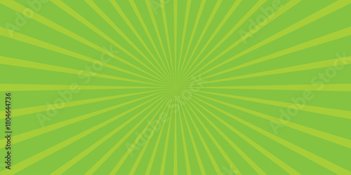 Vibrant Green Radial Burst Background with Subtle Stripes and Concentric Lines Emanating from the Center for Dynamic Visual Appeal