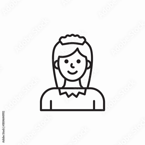housewife cleaning icon sign vector