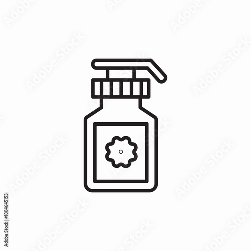 liquid soap icon sign vector