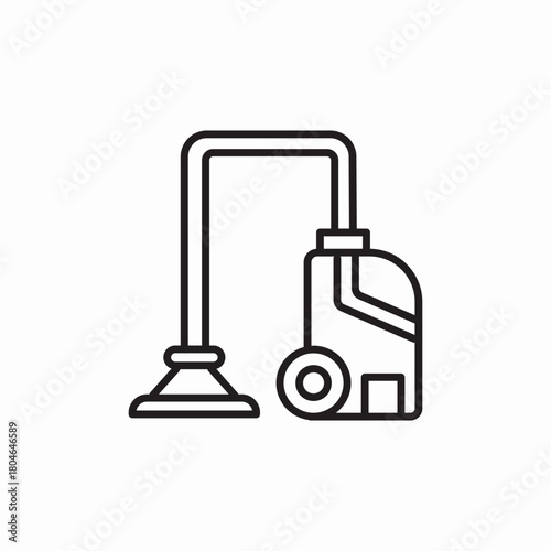 vacuum cleaner icon sign vector