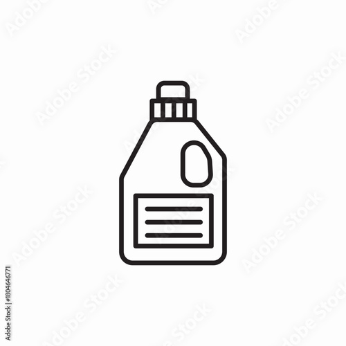 wasing detergent icon sign vector