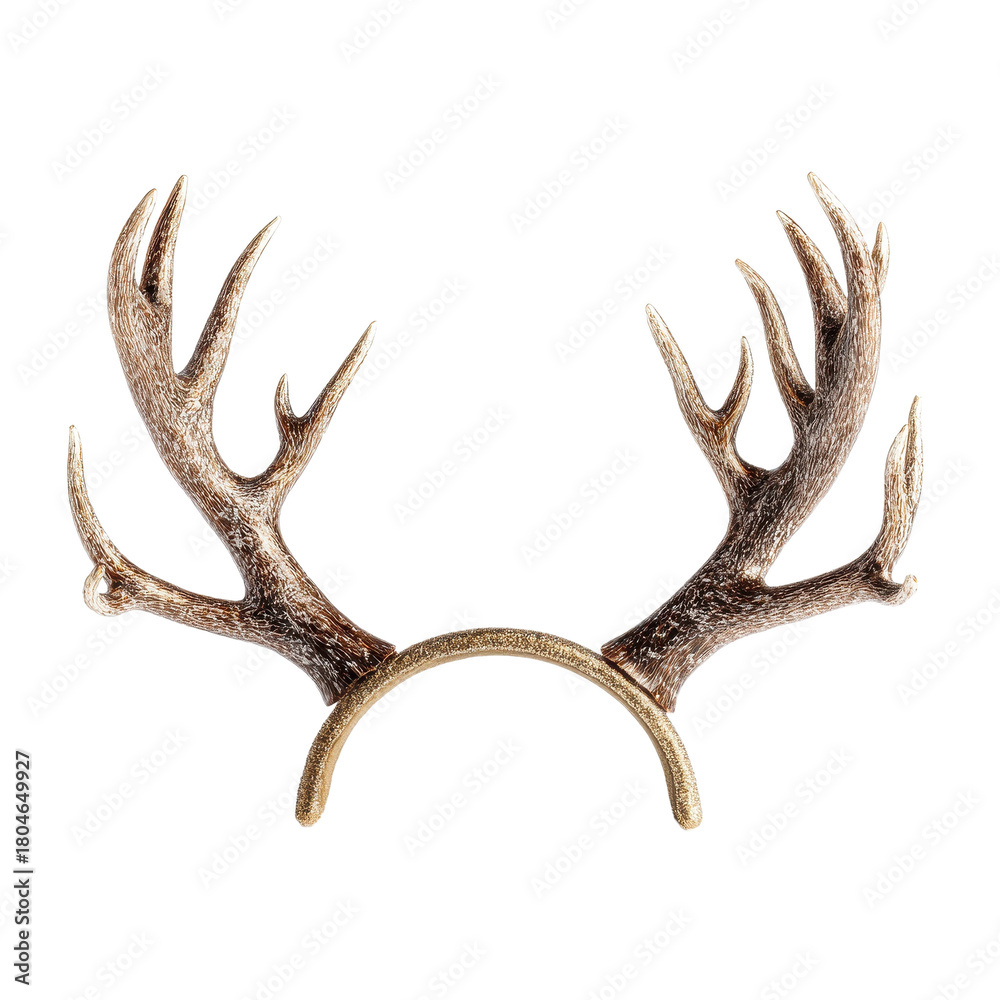 Fototapeta premium Decorative antlers perfect for festive celebrations and events