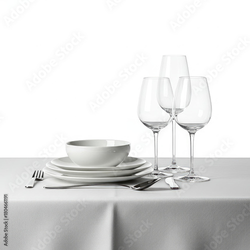 table set for dinner