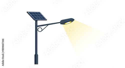 Solar Powered Street Light Energy Efficient Urban Illumination Eco Friendly Lighting Solution green energy