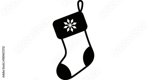 A stylized, flat vector illustration of a handgun, presented in black against a light gray background.