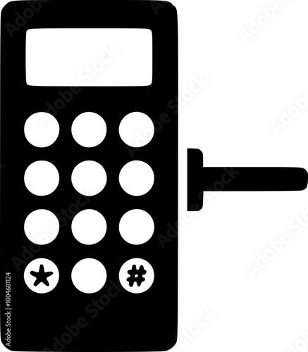 Digital Keypad Door Lock Icon