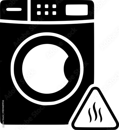 Washing Machine Laundry Care Label Icon