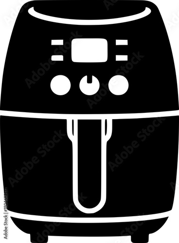 Electric Air Fryer Appliance Icon