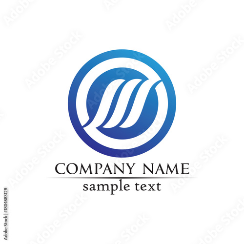 Waves beach logo and symbols template icons app