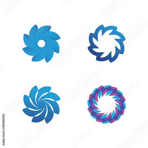 Waves beach logo and symbols template icons app