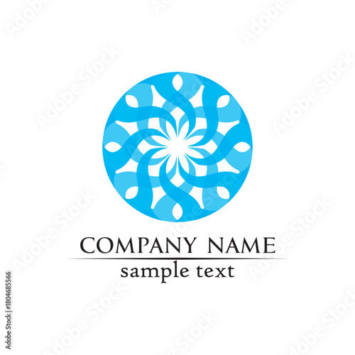 Waves beach logo and symbols template icons app