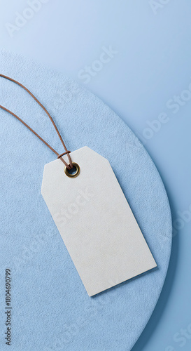 Craft Paper Tag with Twine – Blank Label Mockup for Gift, Packaging, and Branding Design