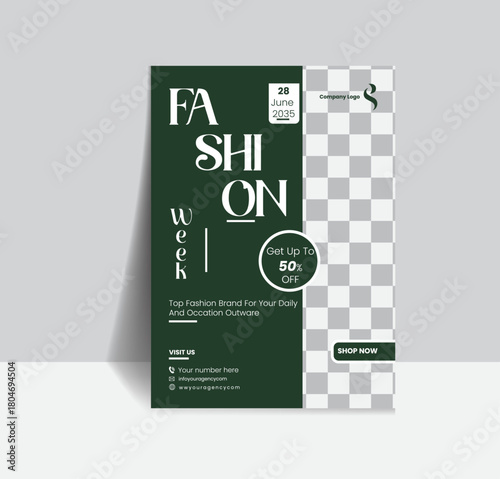 Fashion Flyer Template Design
