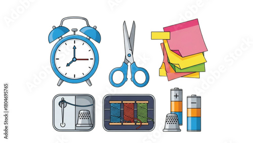 A Collection of Useful Everyday Items and Craft Supplies