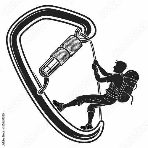 vector silhouette of a man