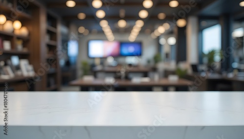 Wallpaper Mural Modern Office Interior with Blurred Background and Elegant Design Torontodigital.ca