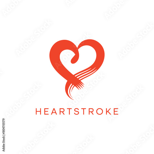 Abstract Heart Symbol Logo