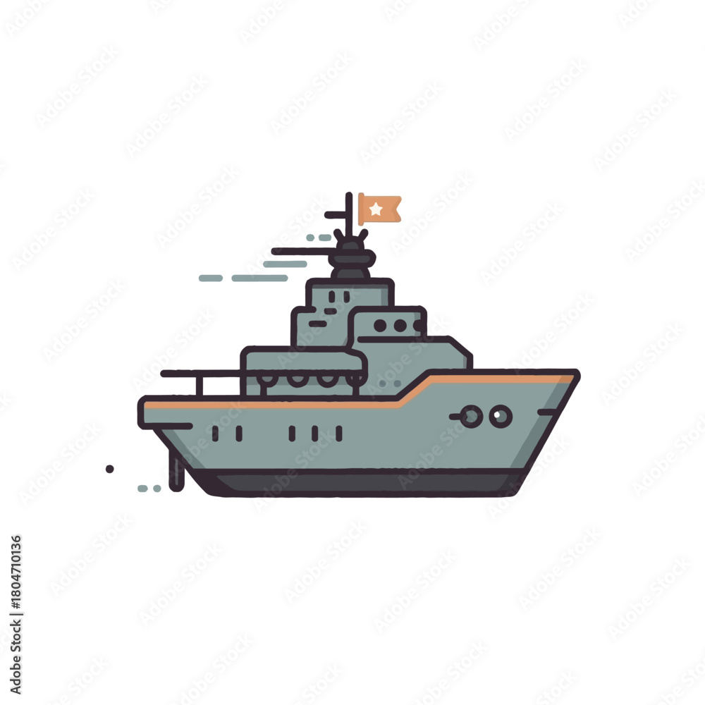 Obraz premium Cute Ship Design Very Cool
